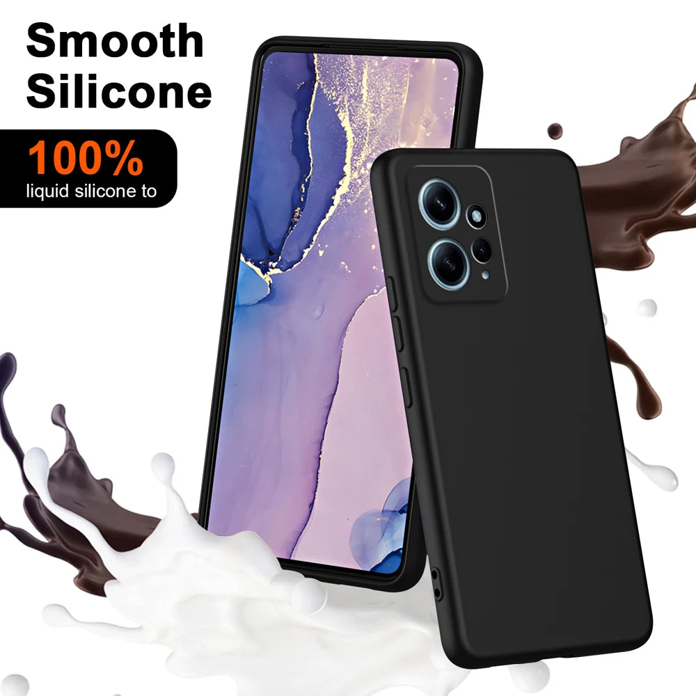 Shockproof Silicone Case for Redmi Note 12 (4G)