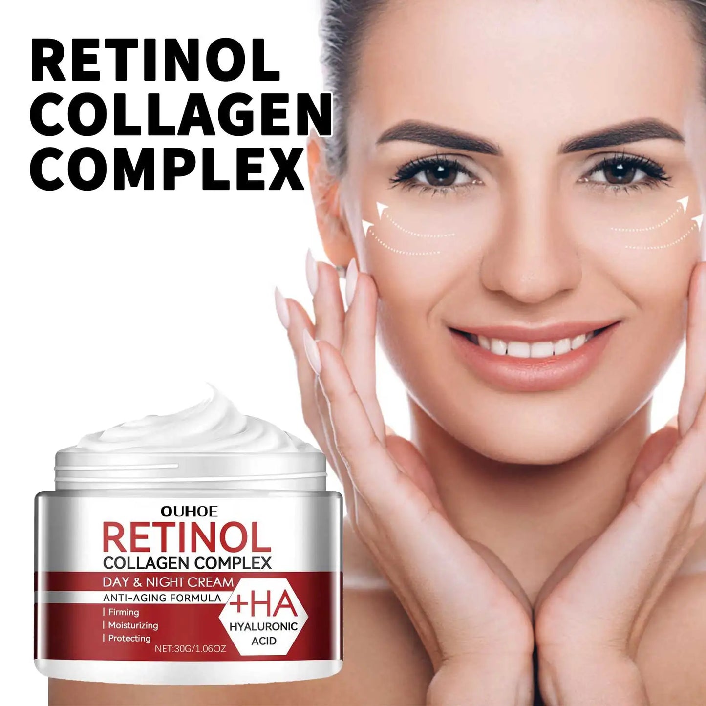 Retinol & Collagen Face Cream — Day & Night Anti-Aging Moisturizer