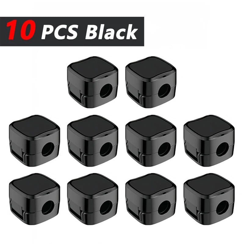 Adhesive Cable Clips — Cord Holder for Desk, Car & Wall