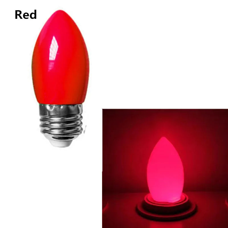 E27 Colorful LED Decorative Bulb (1W–5W)