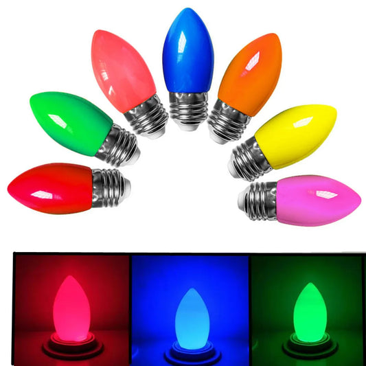 E27 Colorful LED Decorative Bulb (1W–5W)