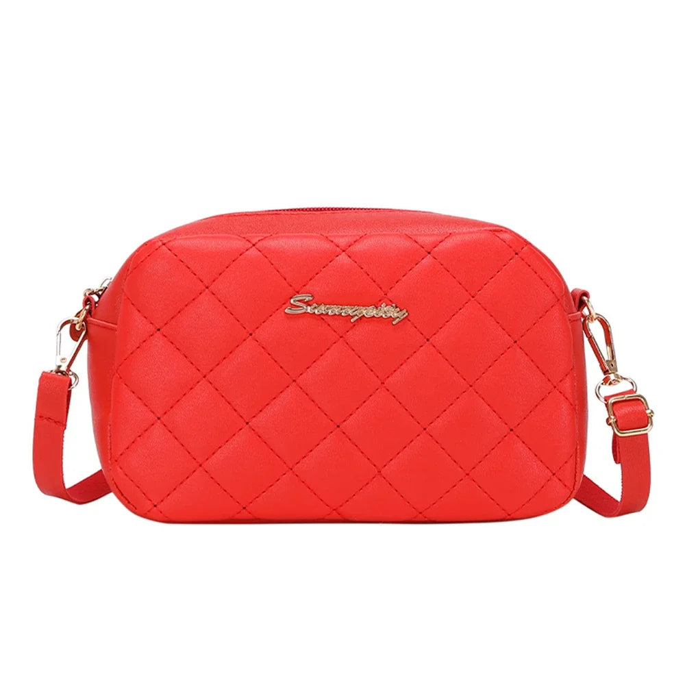 Tassel Crossbody Bag — Quilted Chain Shoulder Bag for Women