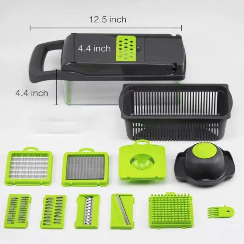 Hand-Guard Vegetable Cutter — Safe Slice Kitchen Tool for Fast, Finger-Safe Meal Prep