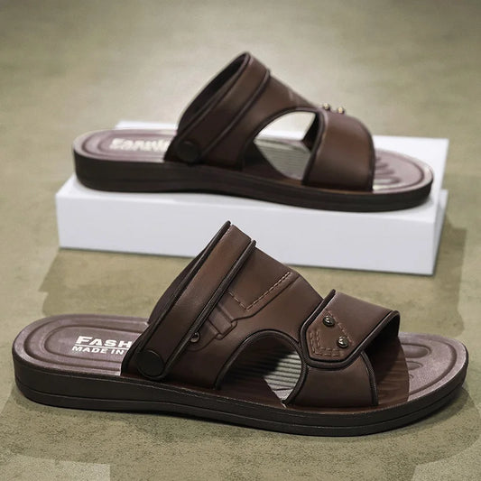 Men's Casual Outdoor Sandals — Comfortable Cushioned Beach & Summer Footwear