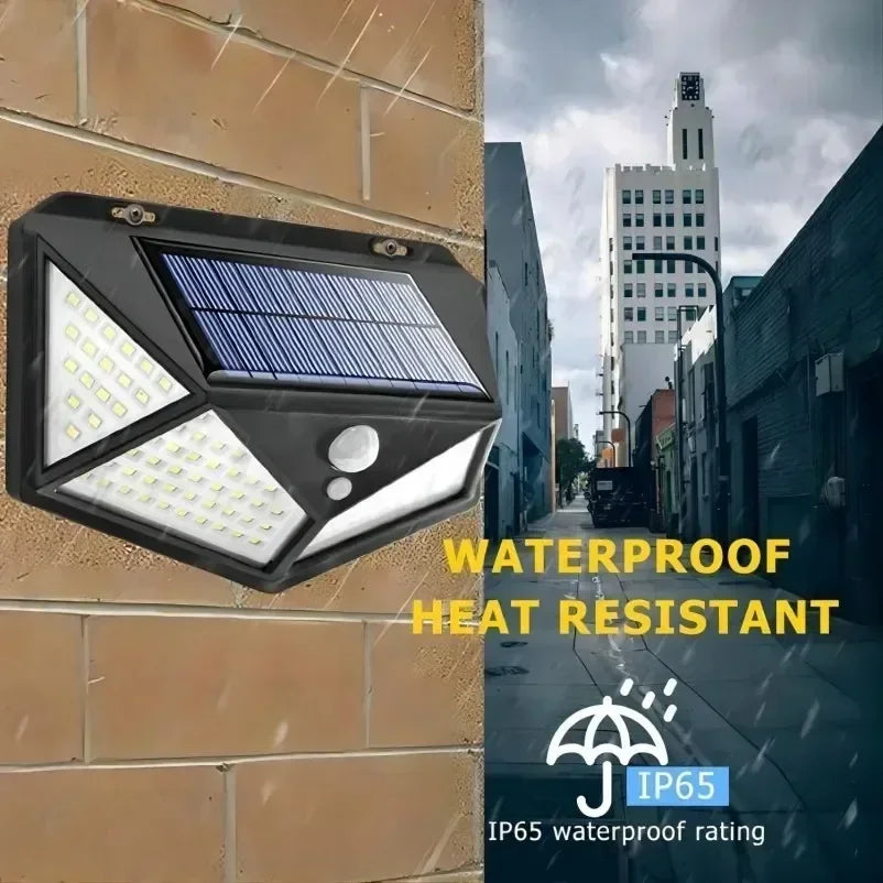 Solar Outdoor Garden Light — Waterproof LED Spotlight with Motion Sensor