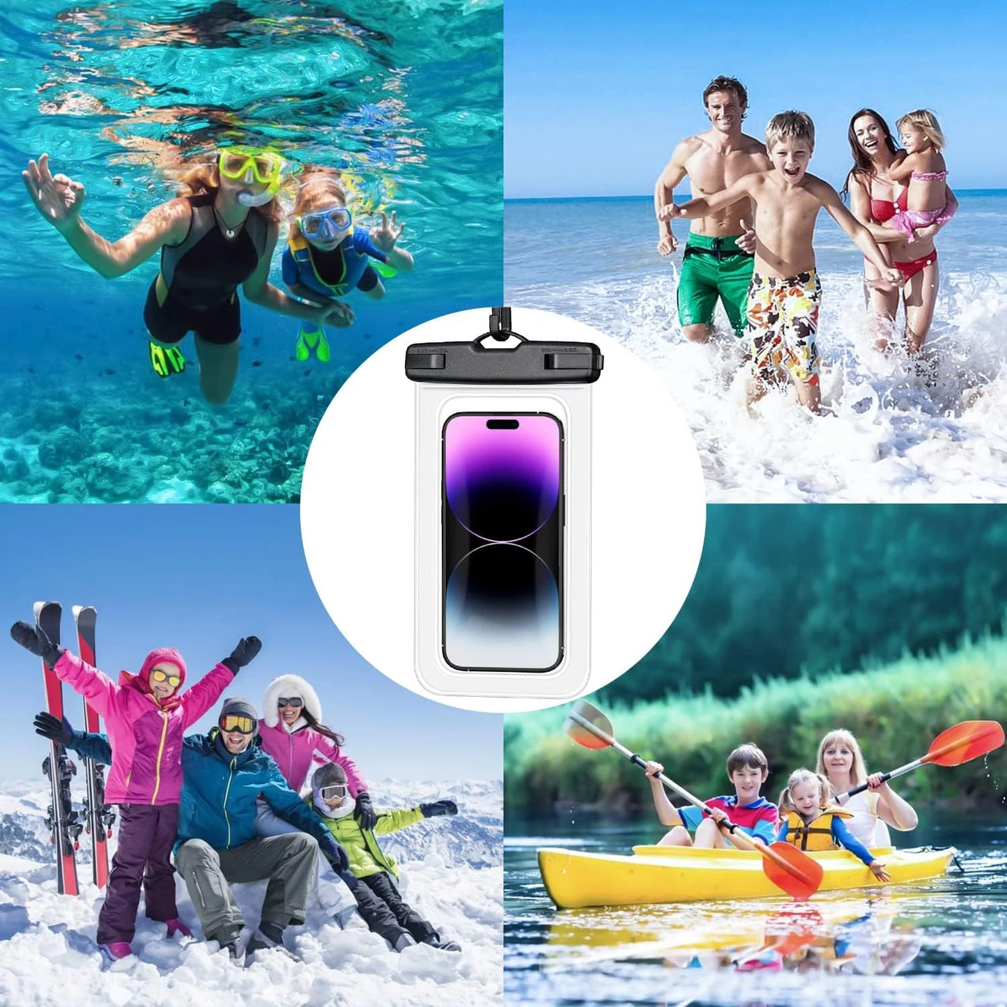 Waterproof Phone Pouch — Universal Underwater Case for iPhone & Android