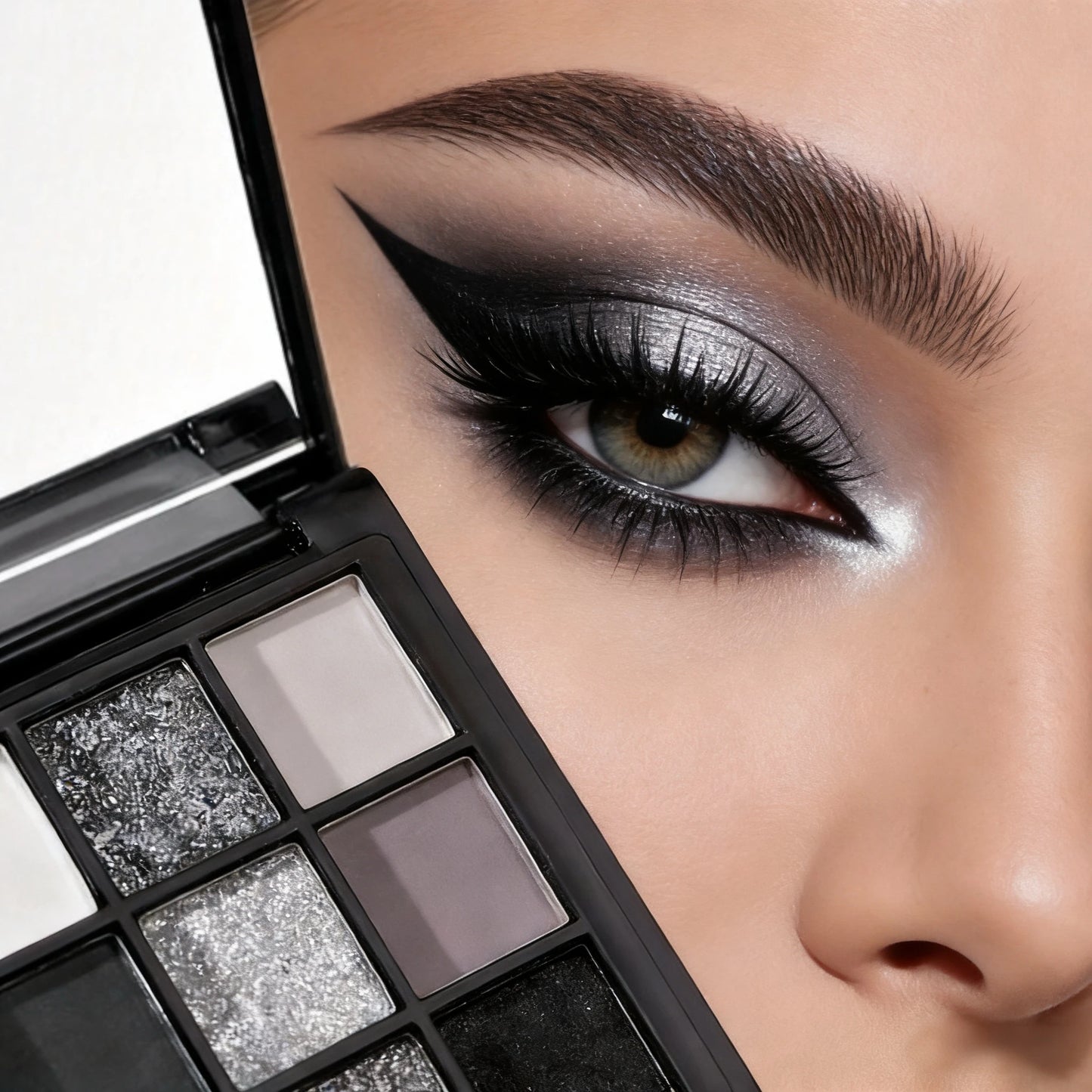 9-Color Smoky Eyeshadow Palette — Long-Lasting Waterproof Eye Makeup