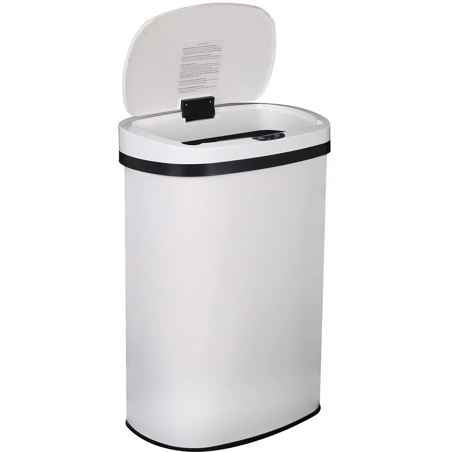 13 Gallon (50L) Trash Can Stainless Steel Motion Sensor Kitchen Garbage Can with Lid Fingerprint Proof Touch Free, Customized