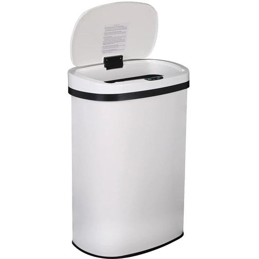 13 Gallon (50L) Trash Can Stainless Steel Motion Sensor Kitchen Garbage Can with Lid Fingerprint Proof Touch Free, Customized
