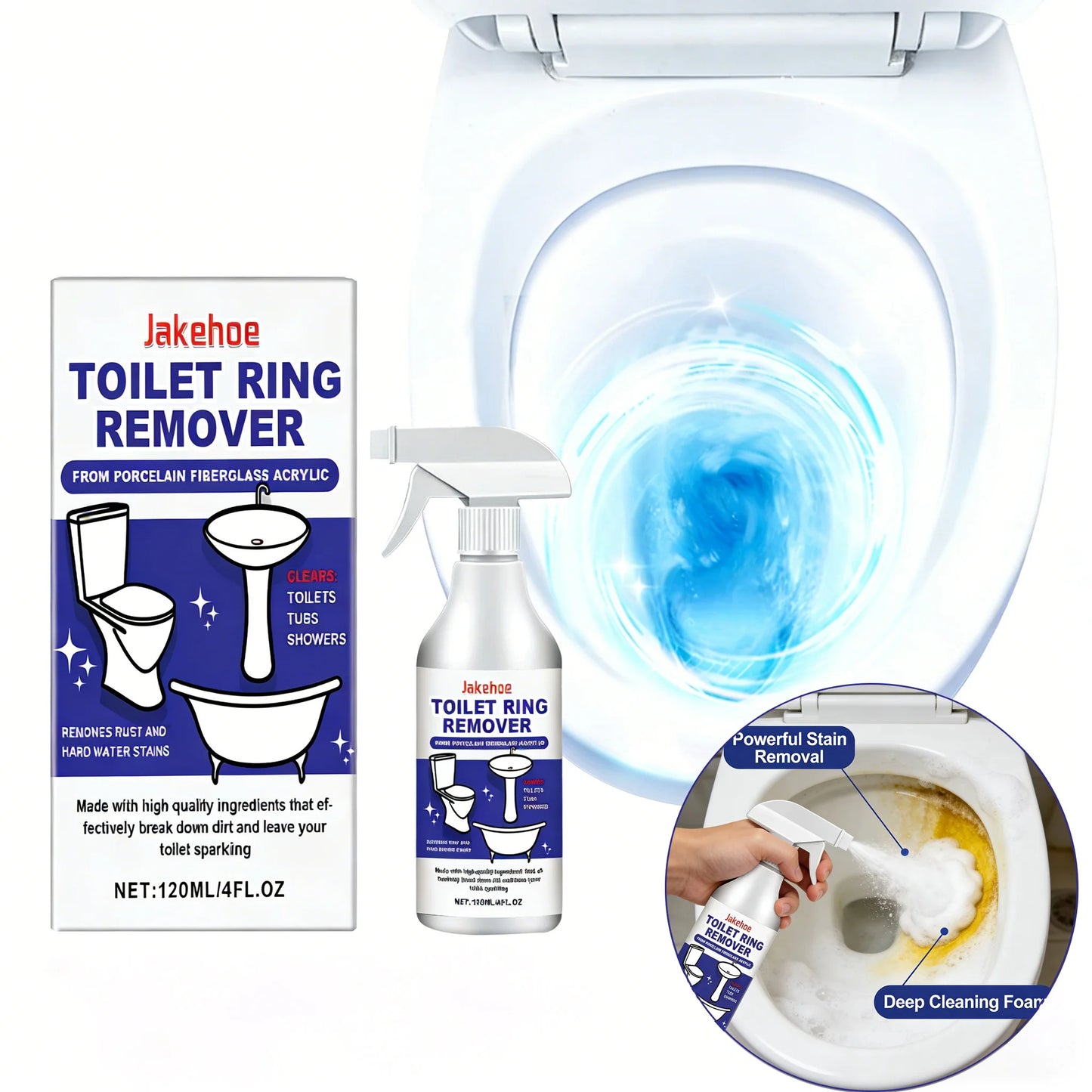 Toilet Foam Cleaner Deep Cleaning Efficient Removing Urinary Scale Eliminate Odors Restoring Toilet Shine Toilet Descaling Agent