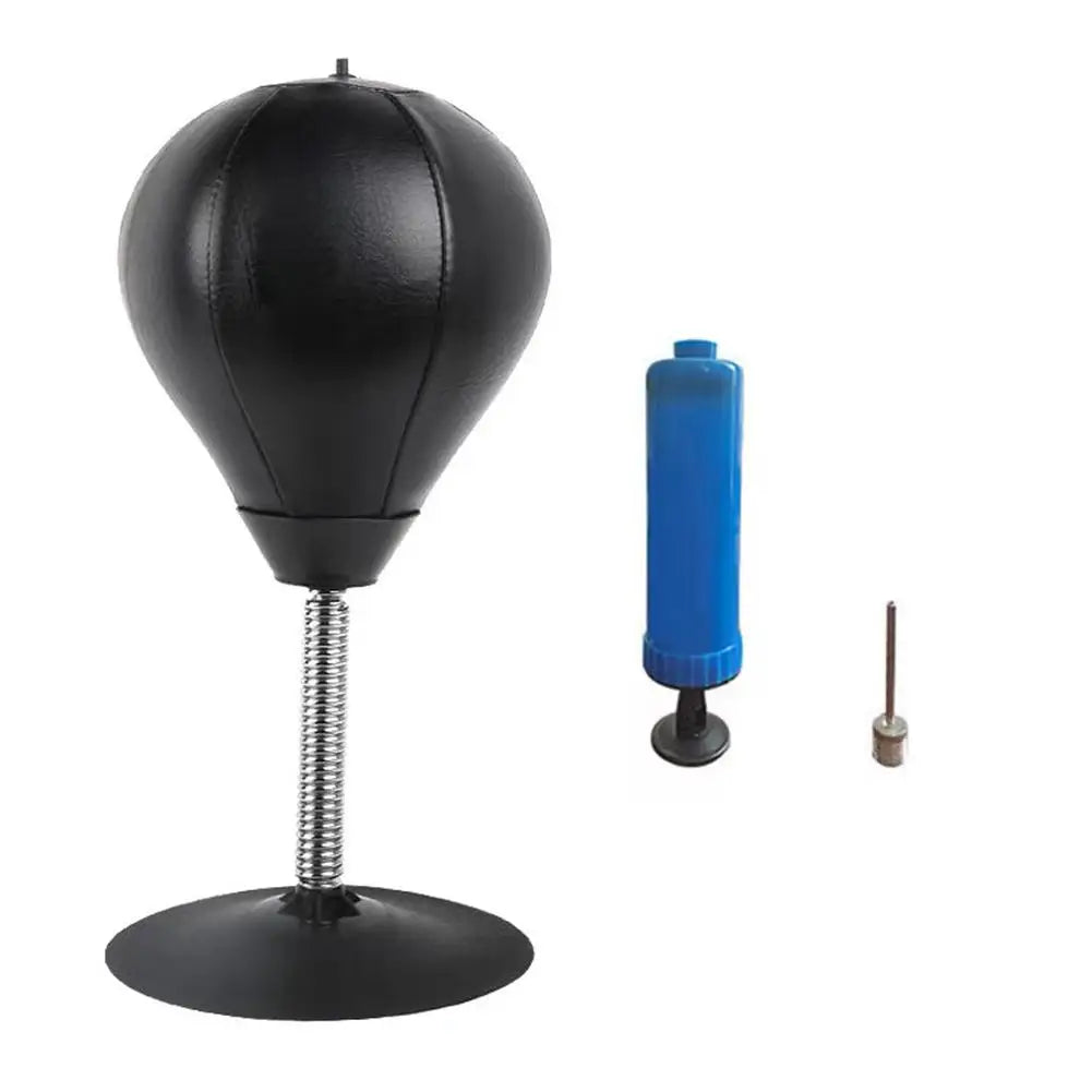Stress Reliever Punching Bag Toy With Suction Cup Stress Buster Desk Boxing Punch Ball Reduce Tension Toys For Kids