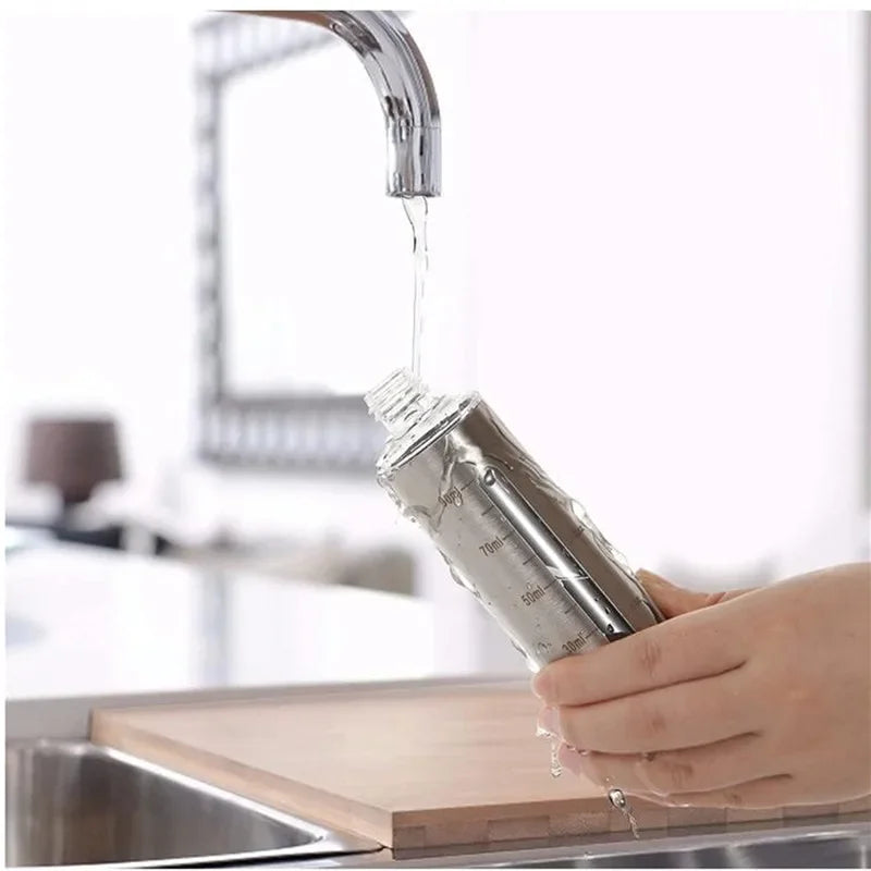 Stainless Steel Oil Mist Spray Bottle — Even Coating for BBQ, Air Fryer & Cooking