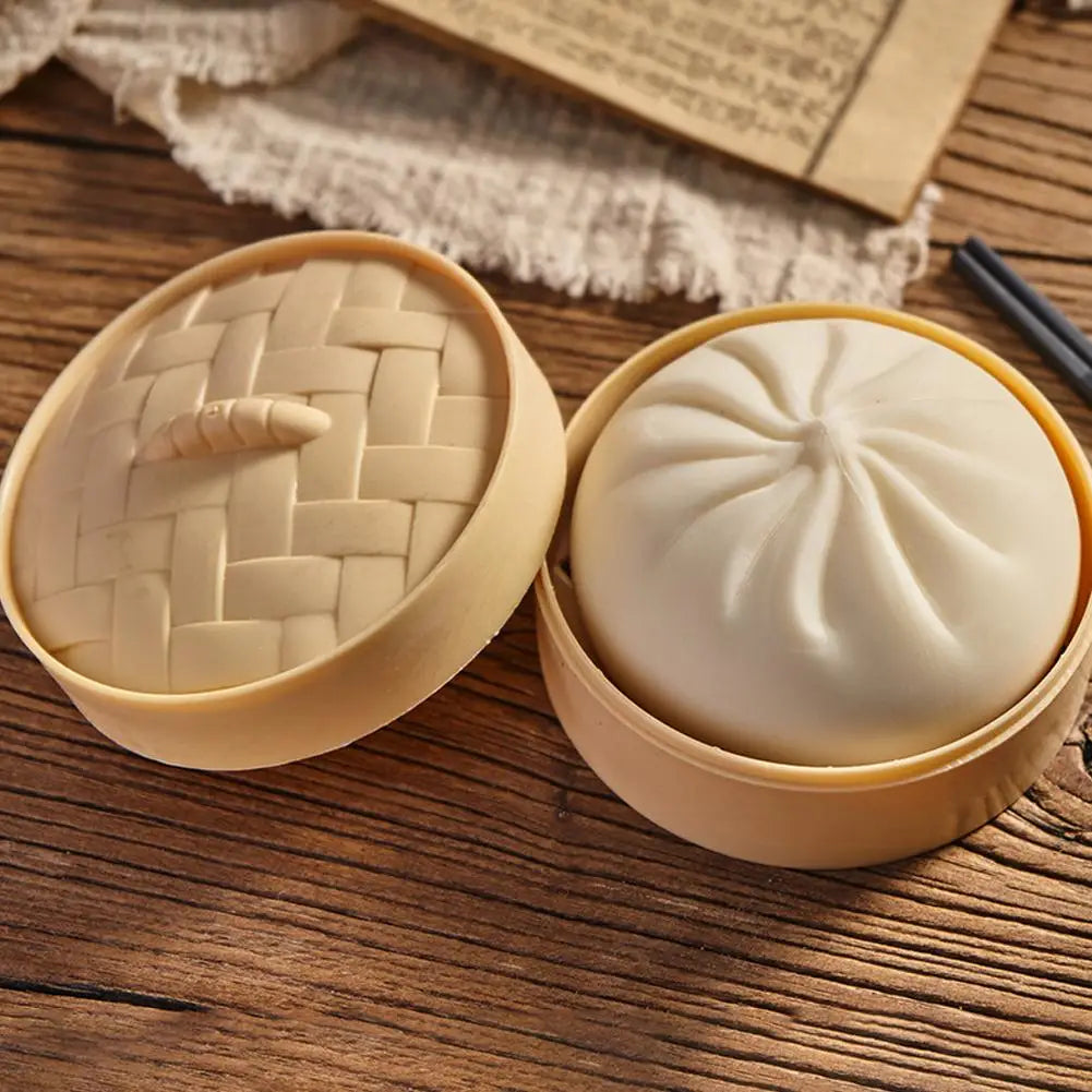 Dumpling Squishy Stress Ball — Colorful Fidget Sensory Toy