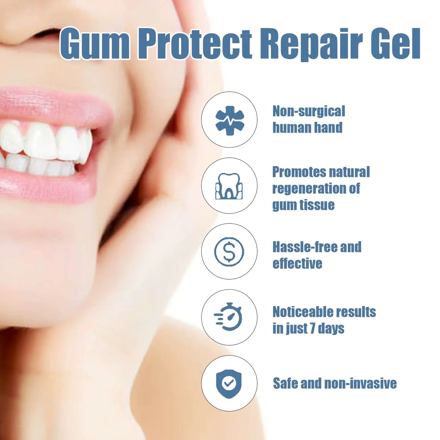 Fresh Breath & Teeth Cleaning Gel (3-Pack) — Gentle Daily Oral Care for a Brighter Smile