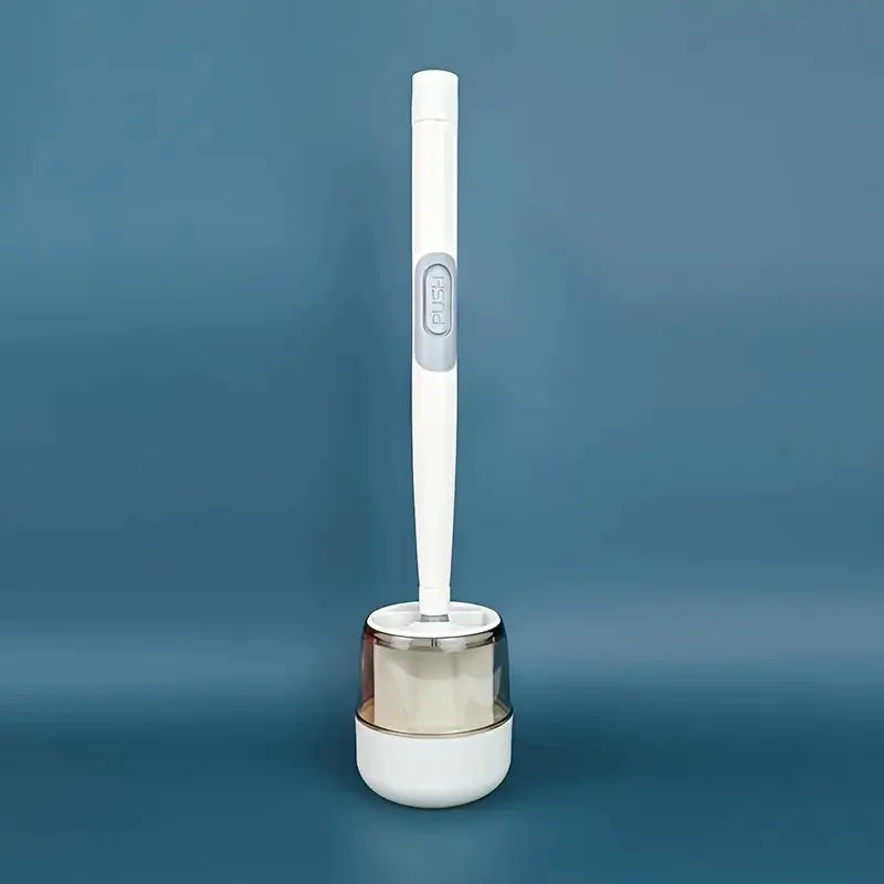 1 Set Toilet Brush With Holder Wall Mounted Long Handle Flexible Toilet Cleaning Brush Bathroom Cleaning Brush Cleaning Supplies
