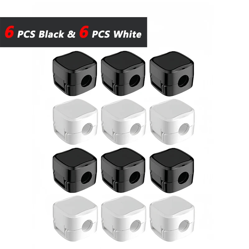 Adhesive Cable Clips — Cord Holder for Desk, Car & Wall
