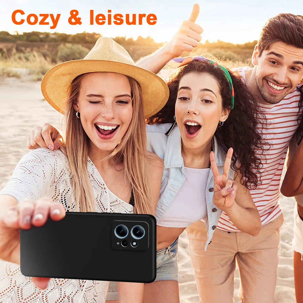 Shockproof Silicone Case for Redmi Note 12 (4G)