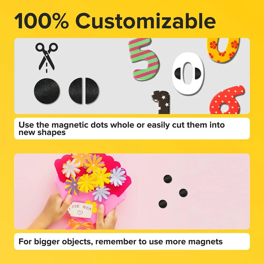 Self-Adhesive Round Magnets — 20×2mm DIY Pack