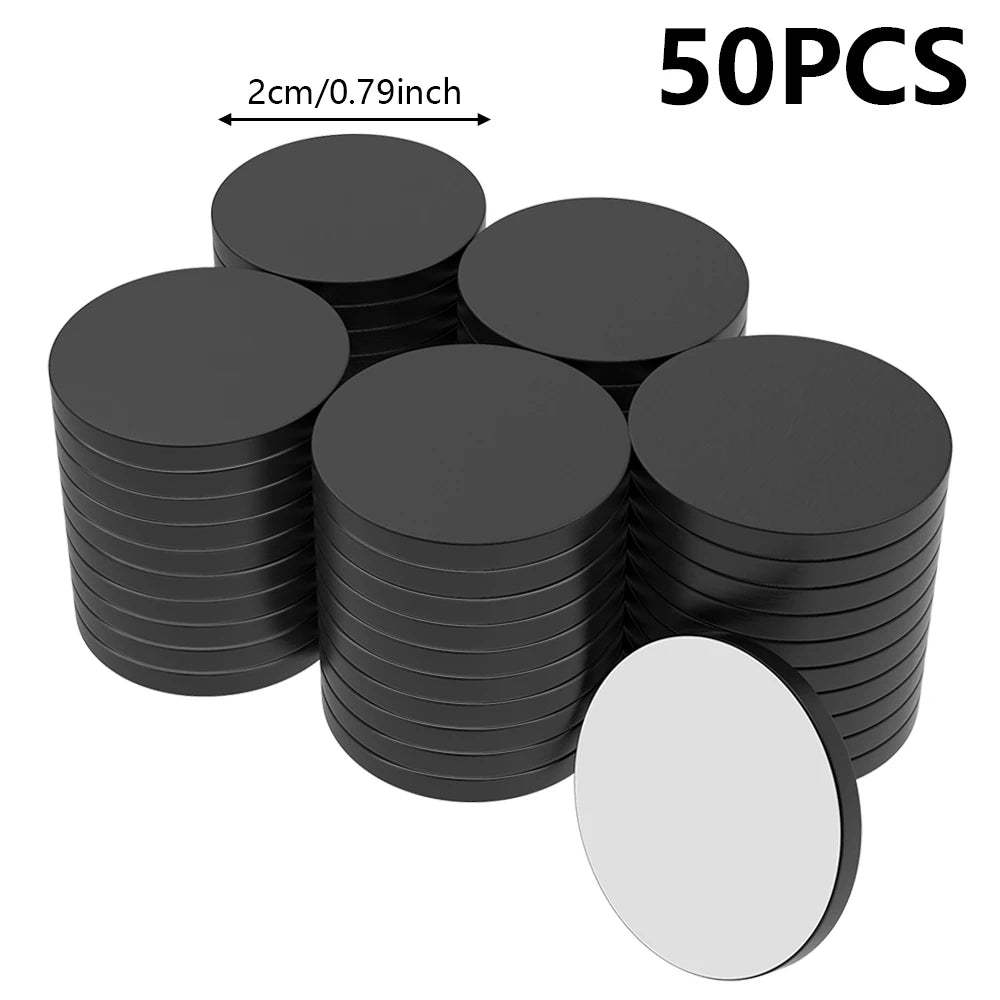 Self-Adhesive Round Magnets — 20×2mm DIY Pack