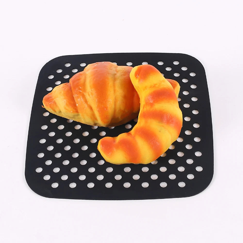 Reusable Silicone Air Fryer Liner — Non-Stick Baking Mat for Air Fryers