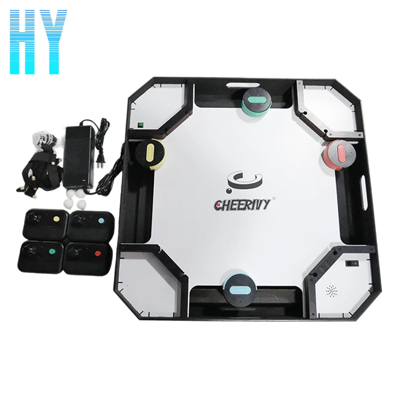 4-Player Tabletop Arcade Pinball Game — Clear Acrylic Party Game for All Ages