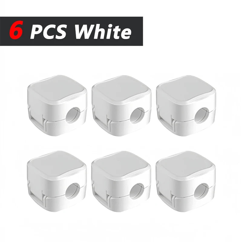 Adhesive Cable Clips — Cord Holder for Desk, Car & Wall