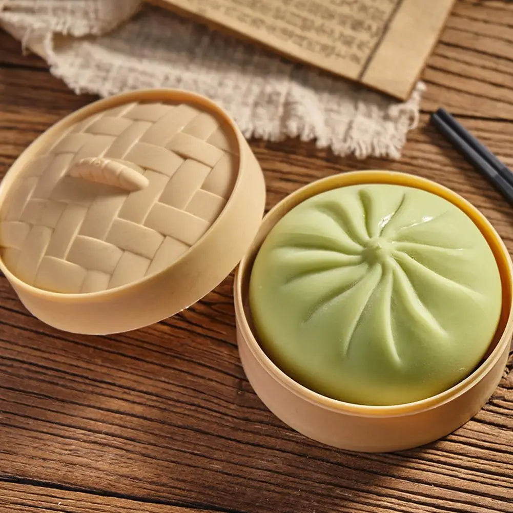 Dumpling Squishy Stress Ball — Colorful Fidget Sensory Toy