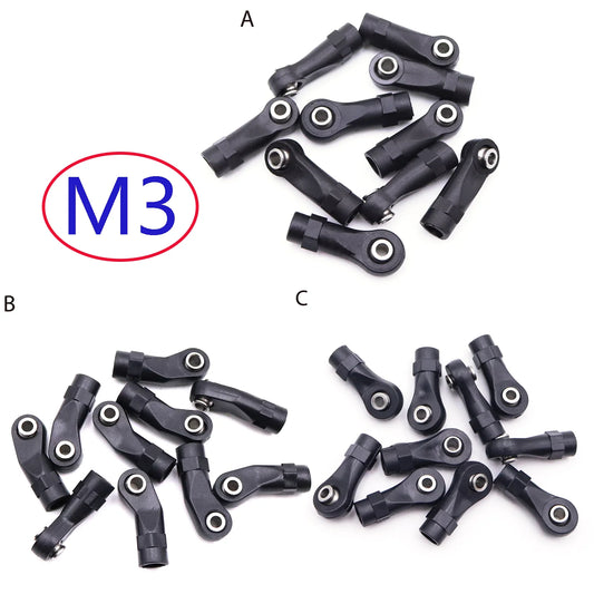 RC Crawler M3 Plastic Rod End Link Balls (10pcs)