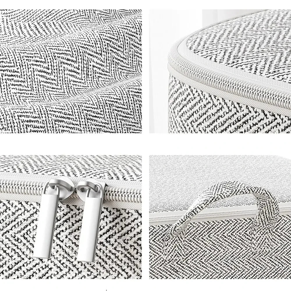 Foldable Closet Storage Bag with Zipper — Dust-Proof Quilt & Comforter Organizer Bin