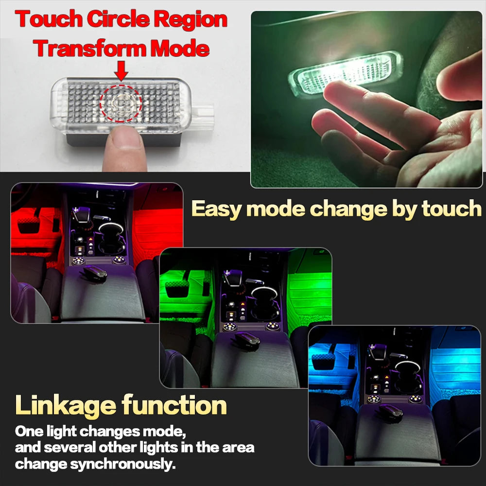 LED Footwell Atmosphere Lights for Porsche