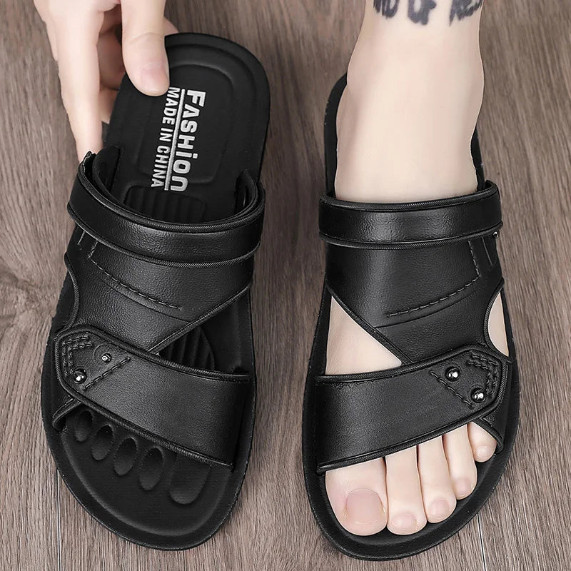 Men's Casual Outdoor Sandals — Comfortable Cushioned Beach & Summer Footwear