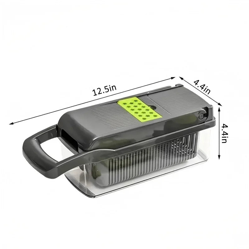 Wave Cut Vegetable Cutter — Decorative Ridged Food Slicer