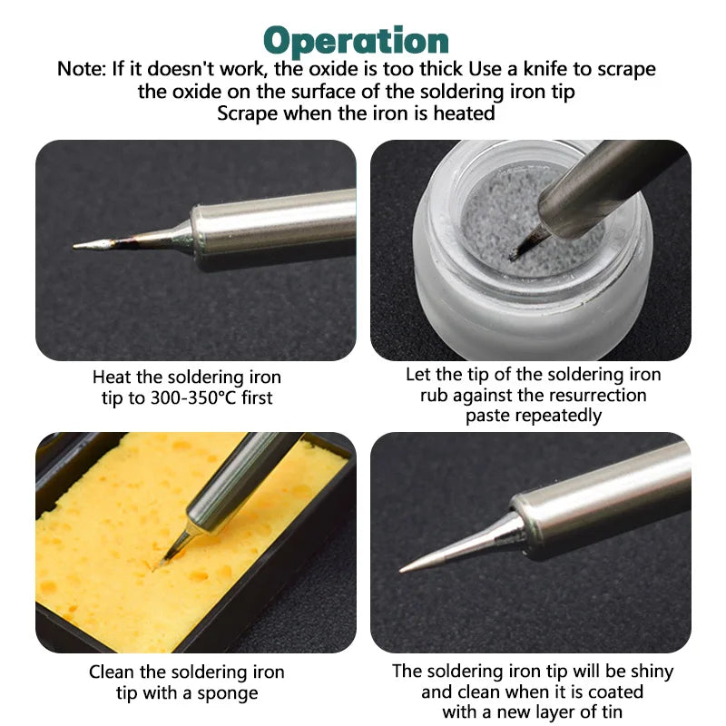 Soldering Iron Tip Refresher & Tinner (10g–30g)