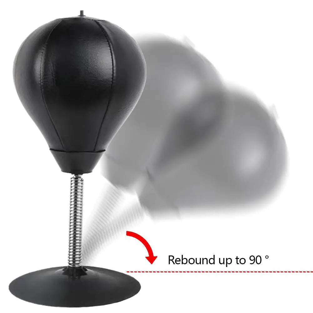 Stress Reliever Punching Bag Toy With Suction Cup Stress Buster Desk Boxing Punch Ball Reduce Tension Toys For Kids