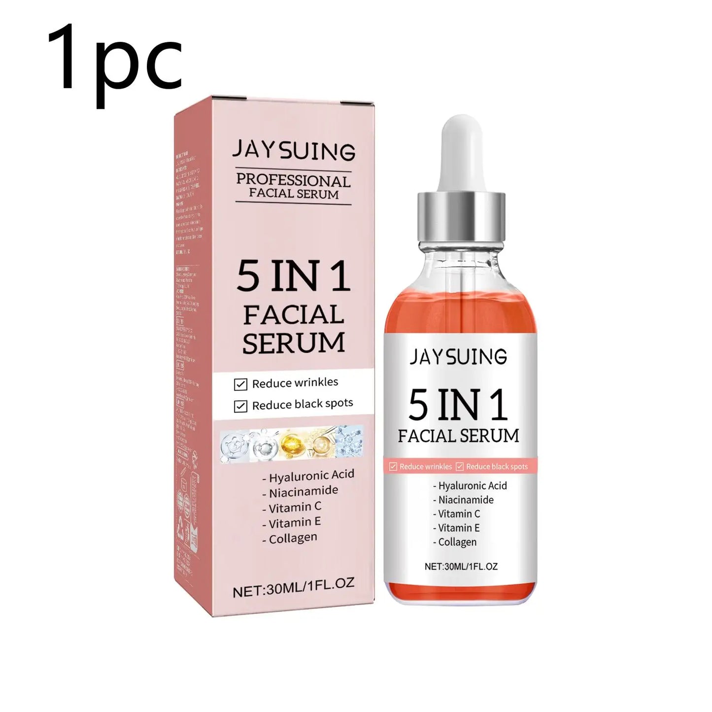 5-in-1 Firming Face Serum — Hydrating Serum for Fine Lines, Dullness & Uneven Tone