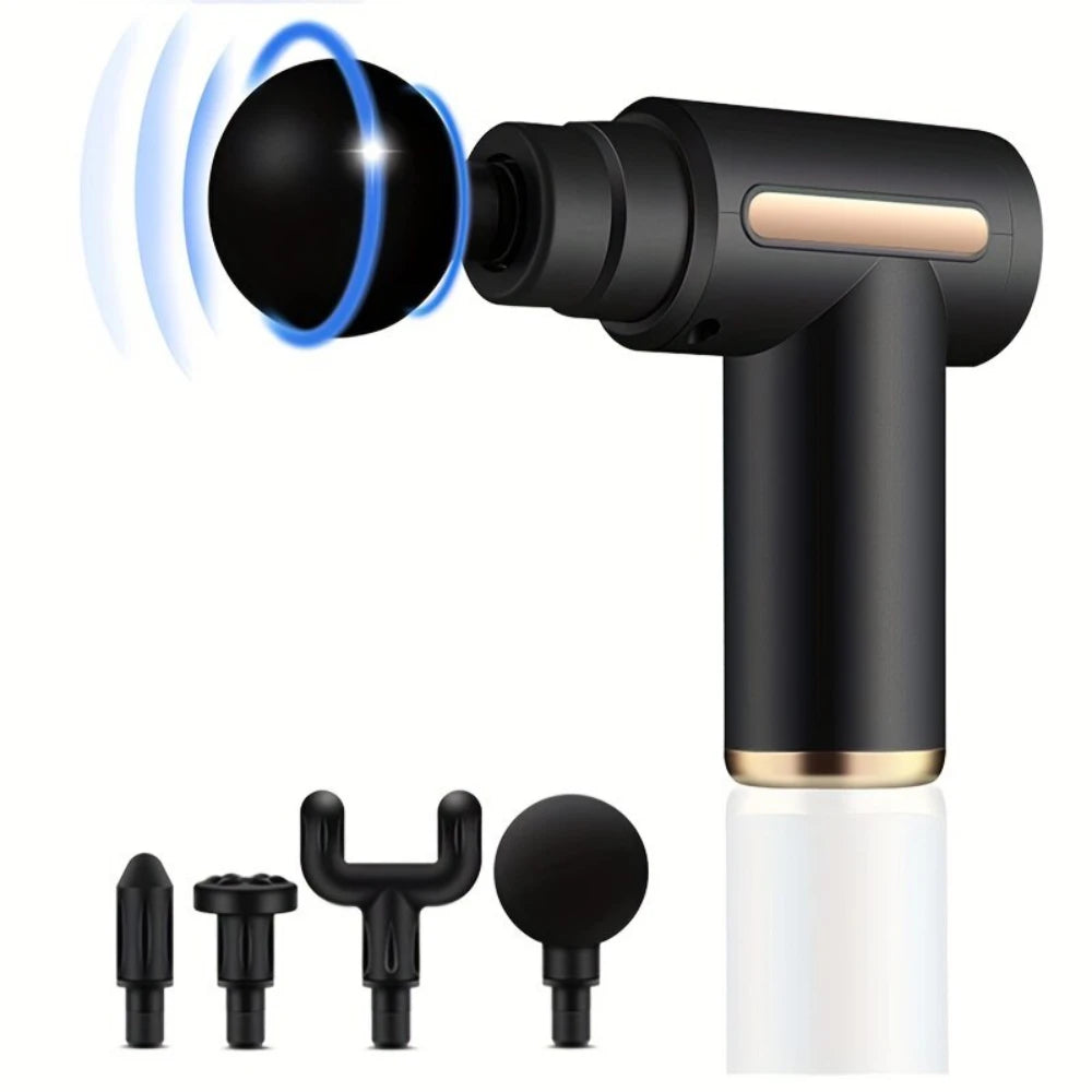 Portable Fascia Gun Massager — Electric Muscle Relaxation & Sports Recovery Tool