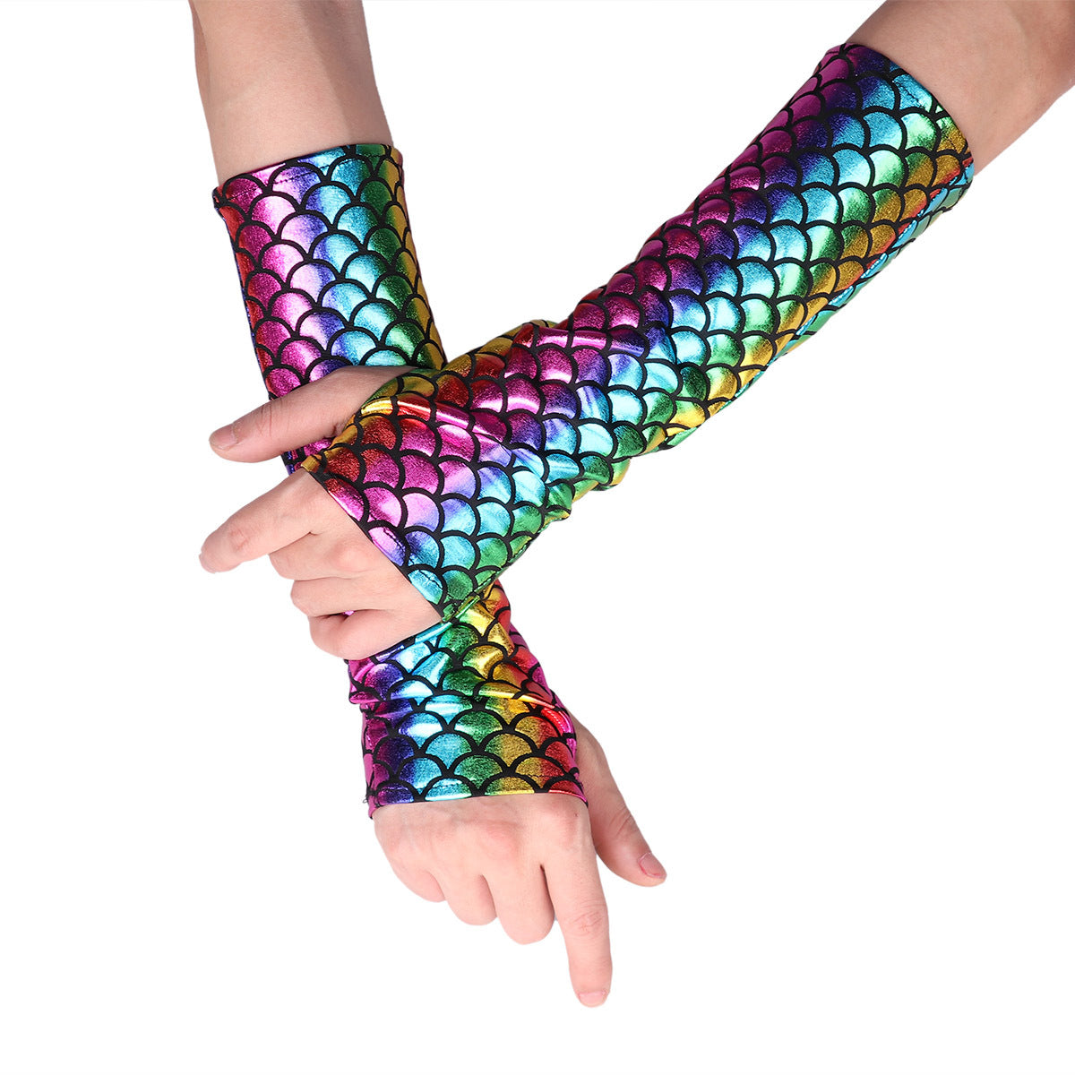 Clothing Accessories Color-changing Magical Mermaid Dress Gloves