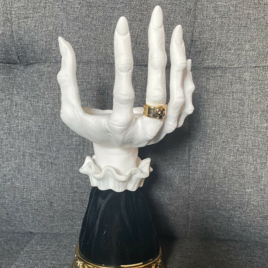 Halloween Horror Witch Hand Seat Single Wick Candlestick
