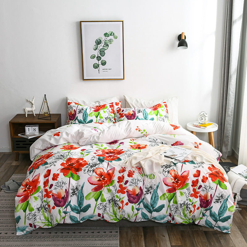 Bed Sheets Quilt Covers 4piece Set